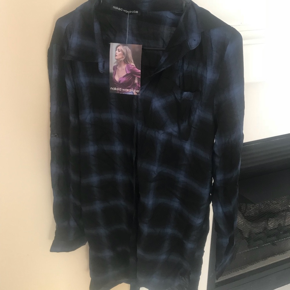 Naked wardrobe flannel dress size L